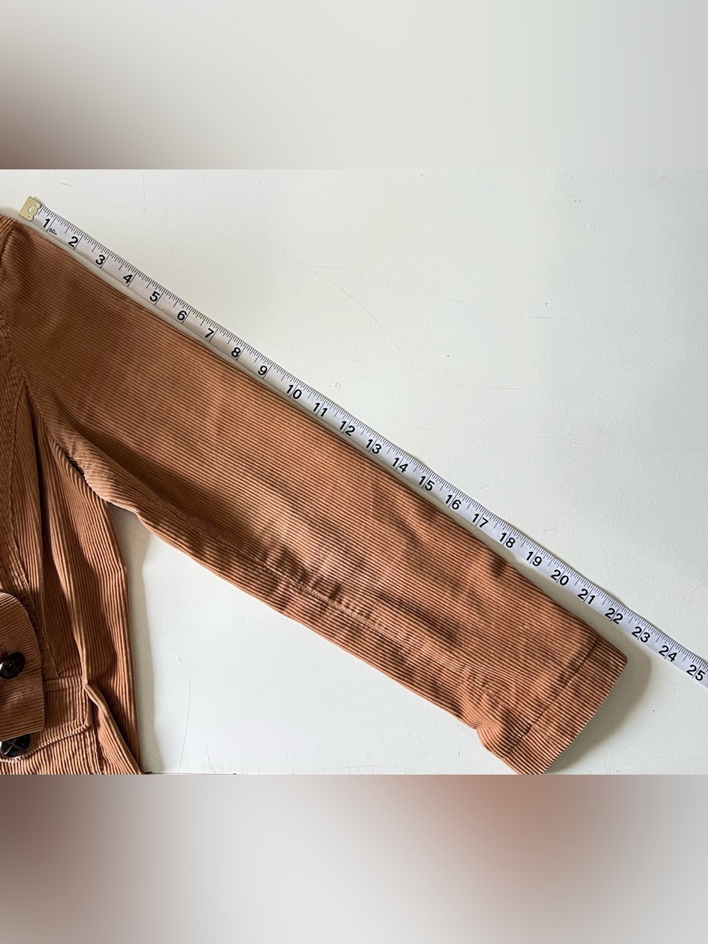 Jessica Corduroy Blazer Jacket Size 8 Tan Brown Vintage 90's Casual Blazer - Picture 9 of 12